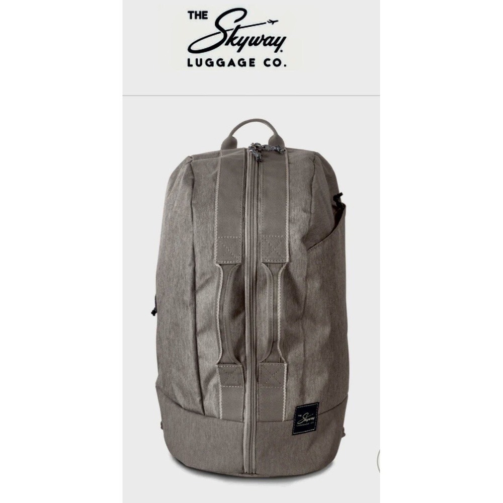 The Skyway Luggage Co. Rainier Compact Duffel Backpack Beige NWT